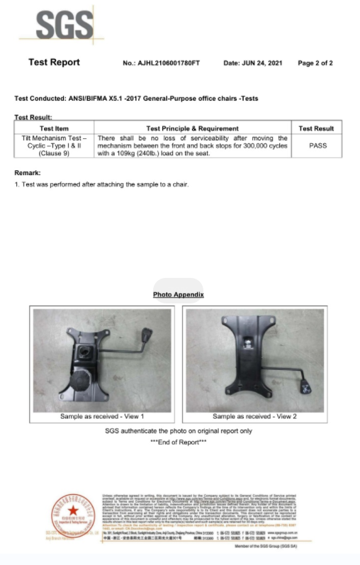 Chair Tilt Lock Mechanism